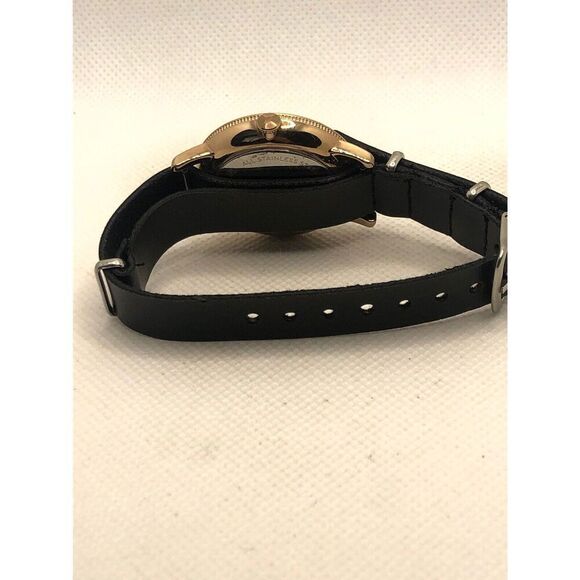 Fossil ES4404 Women's Black Leather Analog White Dial Quartz Wrist Watch KS311 - Picture 9 of 9